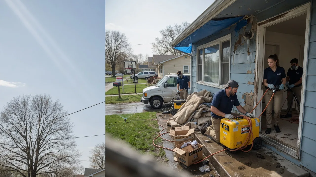 Basement Flood Cleanup in Spragueville, IA near me
